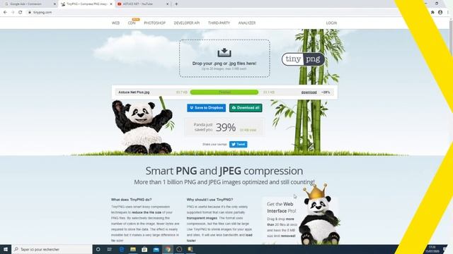 TINYPNG |أفضل موقع لتقليص حجم الصور смотреть онлайн