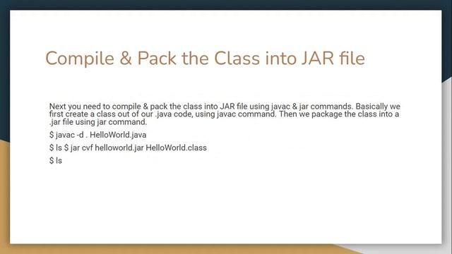 How to Create And Execute JAR in Linux смотреть онлайн