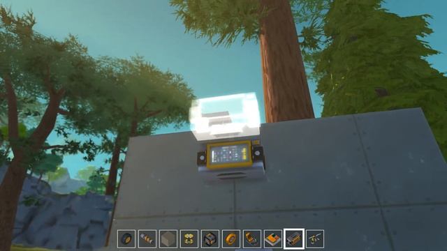 ScrapMechanic №3. Автоматически ворота.