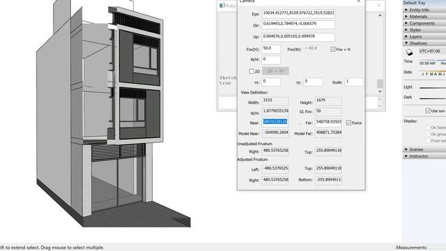 Fix Clipping Camera in Sketchup (Window) смотреть онлайн