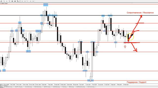 GBP/USD - ЕЖЕНЕДЕЛЬНЫЙ АНАЛИЗ РЫНКА #ФОРЕКС С 20 по 24 ФЕВРАЛЯ 2017. АНАЛИЗ ФОРЕКС.
