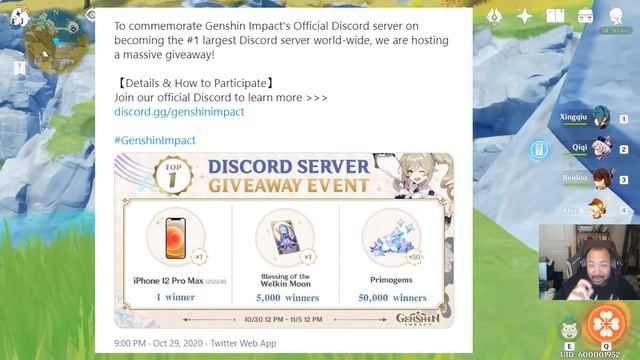 Iphone 12, Welkin Moon, Primo Gem Giveaway - Genshin Impact смотреть онлайн