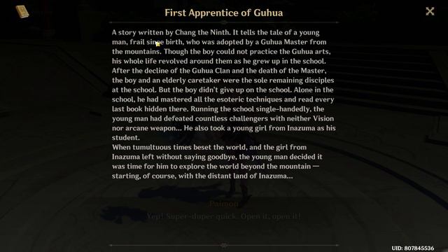 GENSHIN IMPACT HIDDEN ACHIEVEMENT - THIS NOVEL IS AMAZING! смотреть онлайн