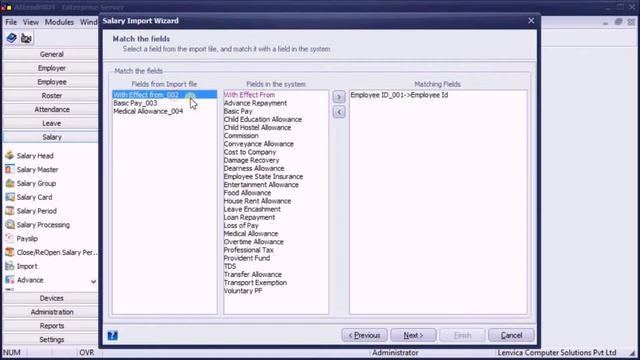How to import salary data from an excel or text file in AttendHRM. смотреть онлайн