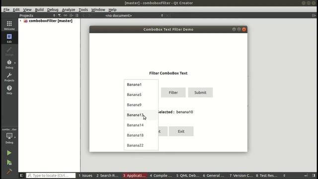comboboxFilter #QML #ComboBox #filterText смотреть онлайн