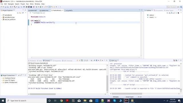 Xilinx SDK: Output with print, xil_printf and printf смотреть онлайн