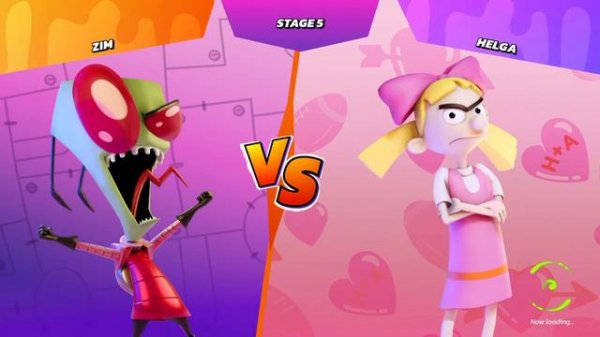 Nickelodeon All-Star Brawl Arcade Mode as Zim