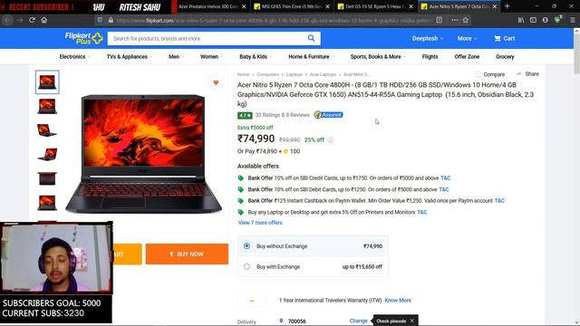 Acer Predator Helios 300 i7 + 1650Ti vs MSI GF65, DELL G5 SE and NITRO 5 смотреть онлайн