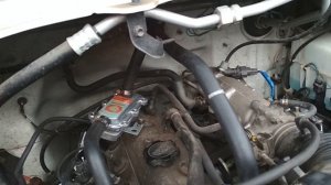 Подогреватель тосола Лунфей. Установка на Toyota Town Ace.