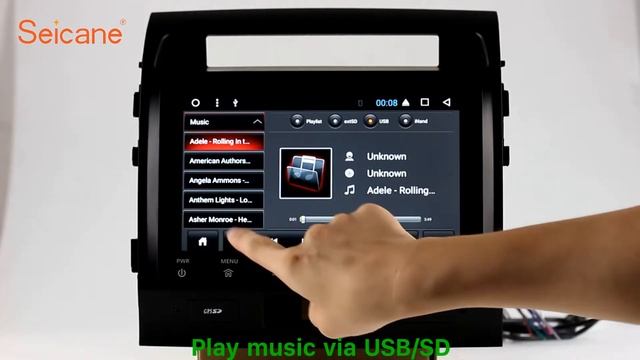 Aftermarket Navigation 2010-2015 Toyota Land Cruiser 200 Bluetooth Music CD Radio GPS Head unit смотреть онлайн