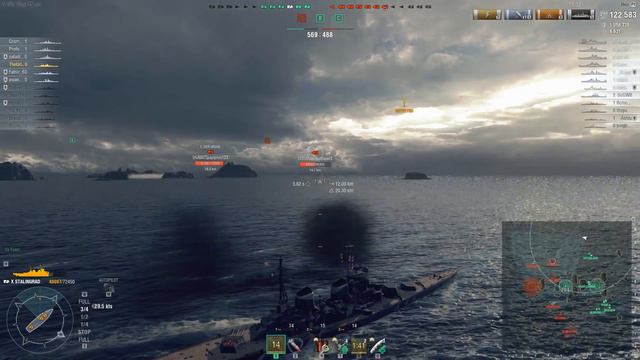 Stalingrad T10 Soviet Cruiser | 362k Damage | World of Warships смотреть онлайн