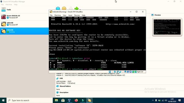 Tutorial menginstal dan konfigurasi dasar Mikrotik versi 6.34 di VBOX versi 6.0.24 смотреть онлайн