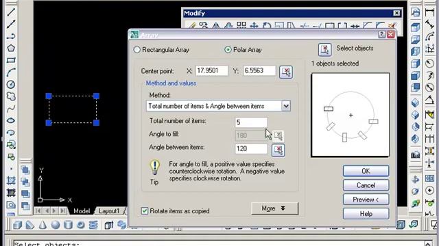 AutoCad MODIFY Tutorial part 02 смотреть онлайн