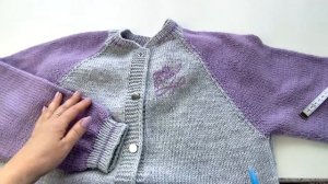 Женская кофта бомбер спицами. Экспресс МК.