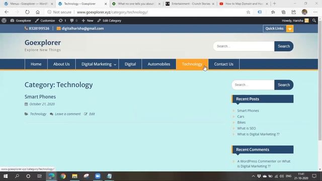 Website Vs Blog | How to Create Blog Posts, Categories | Display Widgets in WordPress Website 2021 смотреть онлайн