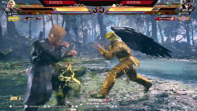 Tekken 8 ▰ JUSTICE (Paul) Vs JUSTFOG (Devil Jin) ▰ Ranked Matches смотреть онлайн