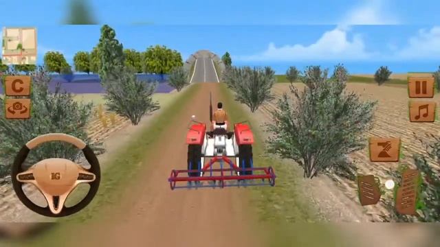 Farming Tractor Simulator Game || Tractor Farming Simulator 3d Game || Wheat Level 1 смотреть онлайн