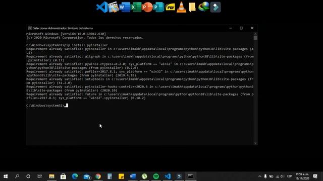 Convertir archivo .py a un ejecutable .exe смотреть онлайн