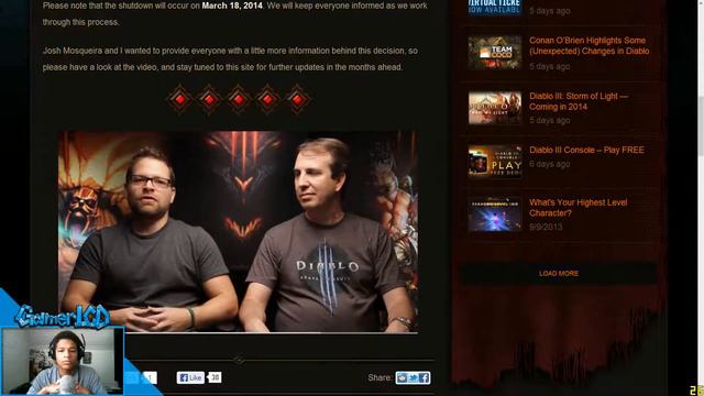 Diablo 3 Auction Houses SHUTTING DOWN! смотреть онлайн