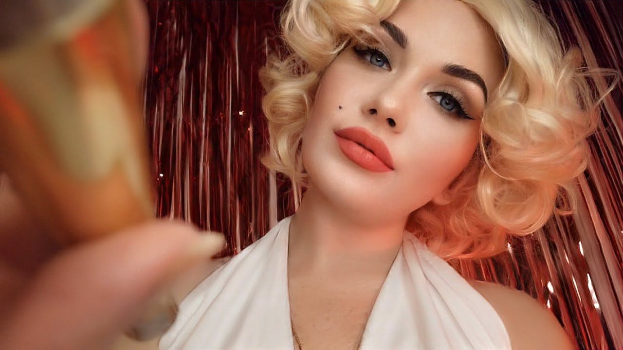 АСМР Мэрилин Монро сделает тебе Макияж на Вечеринку/ASMR Makeup by Marilyn Monroe смотреть онлайн