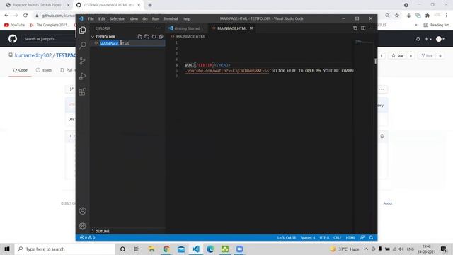 GITHUB ERROR 404 RESOLVED || WEBSITE HOSTING IN TELGU. смотреть онлайн
