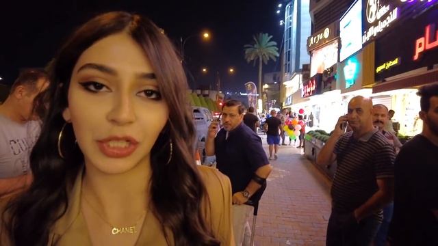 Exploring BAGHDAD At Night With An Iraqi Girl: Iraq Travel Vlog