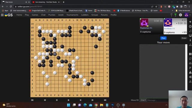 I almost lost! 6k-12k Teaching game and review Weiqi, Go, Baduk. смотреть онлайн