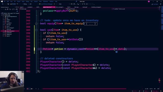 C++ Code-along Ep 11: Demo RPG Game | Consumable, Stackable Items (Potions, etc) смотреть онлайн