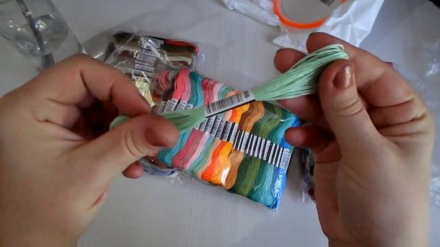 CXC (аналог DMC) с Озона. ВСЯ ПАЛИТРА МУЛИНЕ. Распаковка и обзор смотреть онлайн