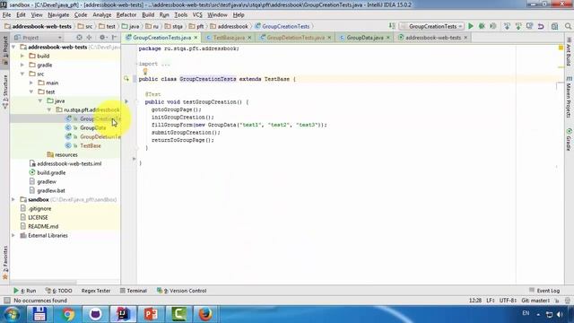 23 Создам общий базовый класс для тестов где можно хранить методы общие для всех тестов смотреть онлайн