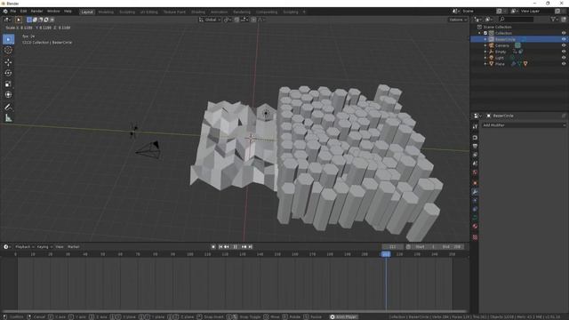 Анимация в стиле Motion Graphics. Blender 2.8. смотреть онлайн