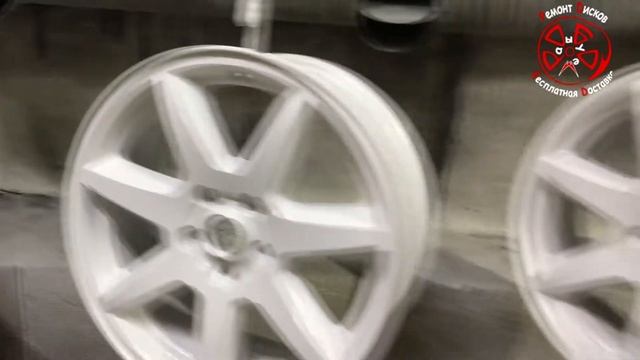 Покраска дисков. R19 Jeep Liberty | Ремонт дисков 24 смотреть онлайн