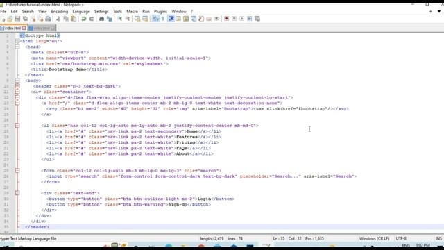 HTML tutorials | How do I start Bootstrap? | HTML CSS | #html #bootstrap #bootstrapgrid #bootstrap5 смотреть онлайн
