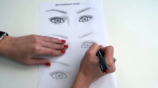 Как нарисовать стрелки для разных форм глаз смотреть онлайн