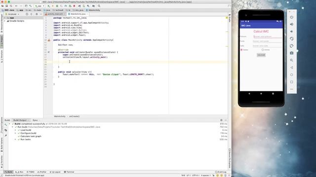 Android - vid6 - Lecture d'un EditText (Java) смотреть онлайн