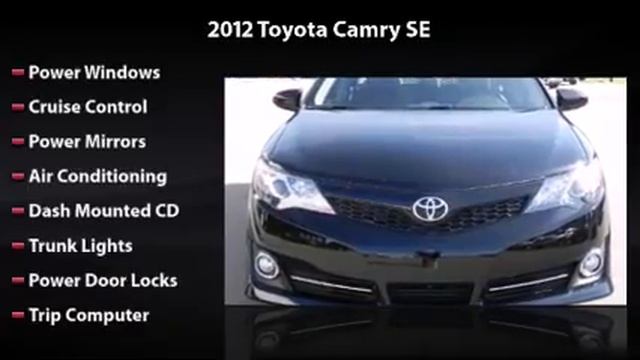 2012 Toyota Camry SE смотреть онлайн