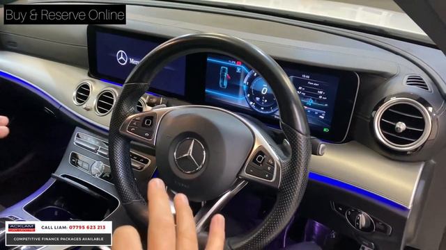 2018 Mercedes E 220 2.0D AMG Line Premium смотреть онлайн