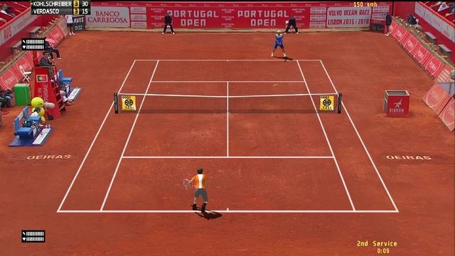Tennis Elbow 2013 Kohlschreiber vs Verdasco Oeiras [ITST Mod 1.15b] #002 HD смотреть онлайн