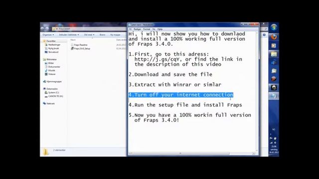 Fraps 3.4.0 How to get full version for free (100% working!) смотреть онлайн