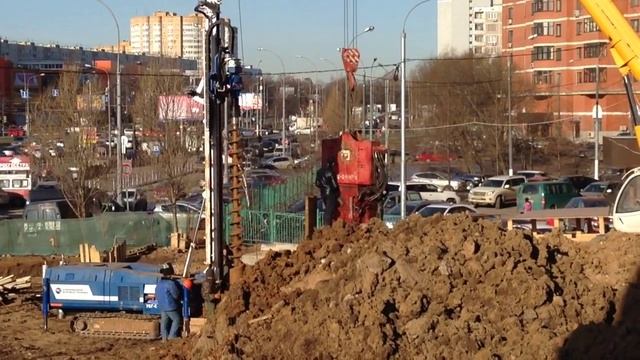 Шпунтовое ограждение котлована смотреть онлайн