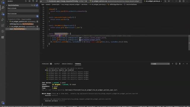 Pair Programming - Moving a huge jest spec (ee_mr_widget_options_spec) смотреть онлайн