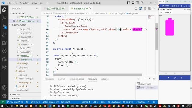 Lesson 10 React native icons 2023 07 29 смотреть онлайн