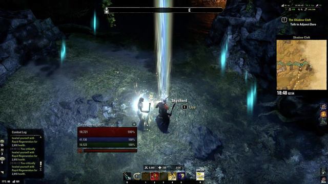 ESO Elder Scrolls Online - The Shadow Cleft Skyshard location смотреть онлайн