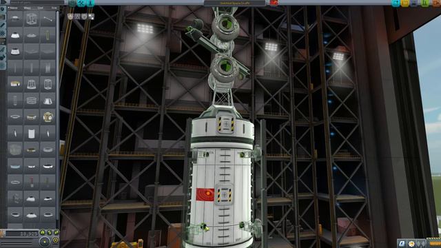 Построить орбитальную станцию в KSP #1 смотреть онлайн