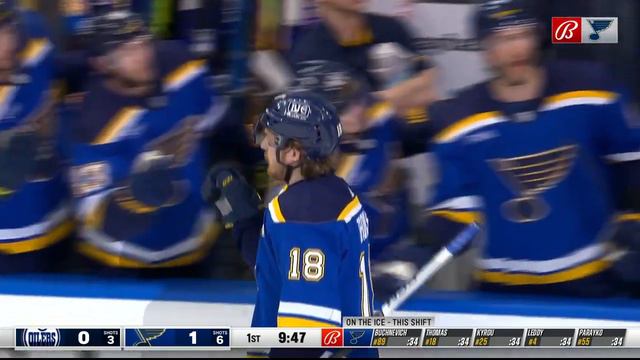 Pavel Buchnevich assists on Thomas's goal vs Oilers (15 feb 2024) смотреть онлайн