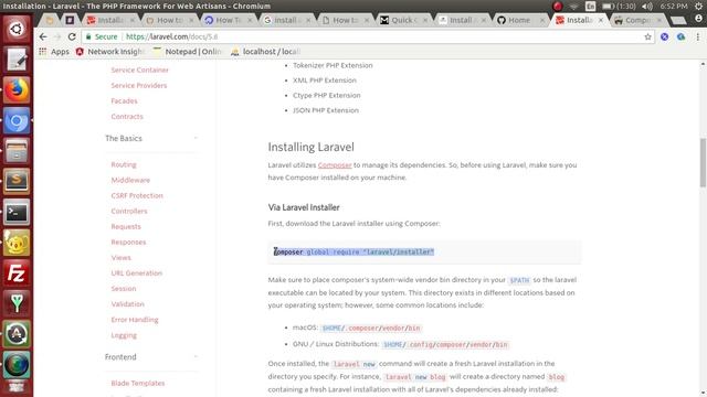 How to install laravel in ubuntu(linux) in hindi смотреть онлайн