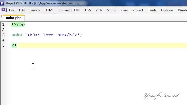 03 PHP echo statement.flv смотреть онлайн