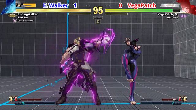 Street Fighter V: EndingWalker (Ed) VS VegaPatch (Juri) смотреть онлайн