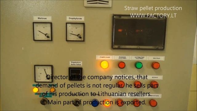 Šiaudų granulių gamybos linija / Straw pellet production line / Оборудование для производства грану смотреть онлайн