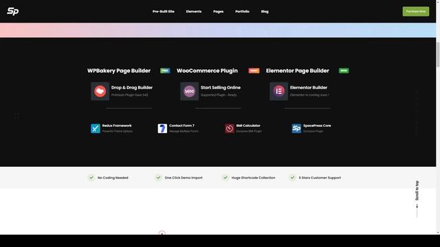 Spacepress - Creative Multi-Purpose WordPress Theme portfolio digital смотреть онлайн
